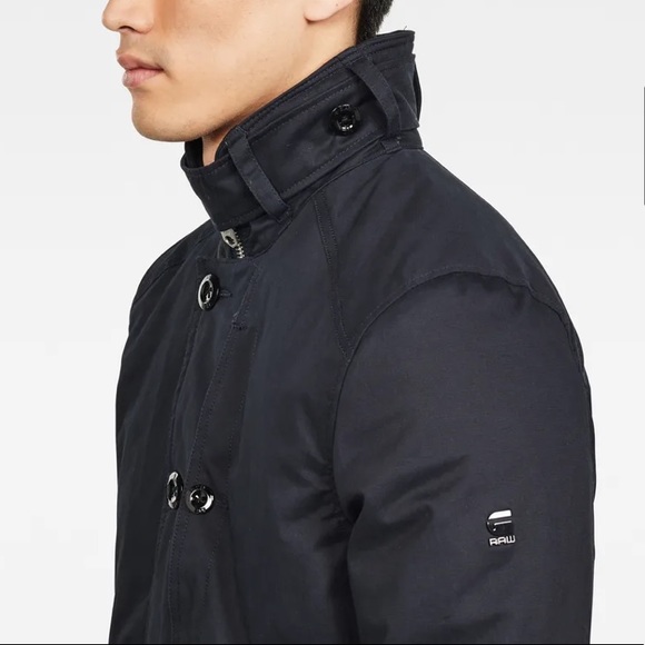 NWT Men’s G-Star Raw Premium Padded Trench Coat - Picture 7 of 7